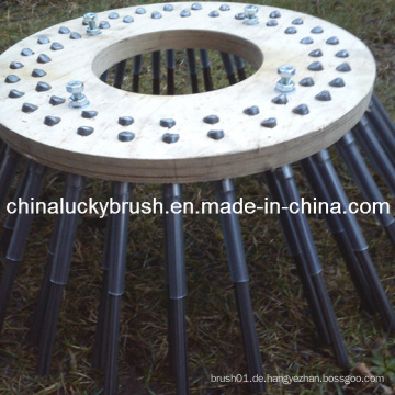 China Manufacturing PP Material Holzplatte Seitliche Maschine Bürste (YY-004)